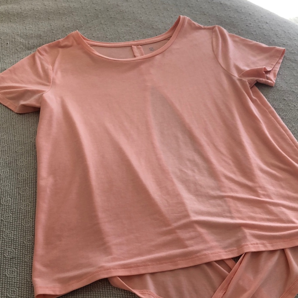 Peach Short Sleeve Top